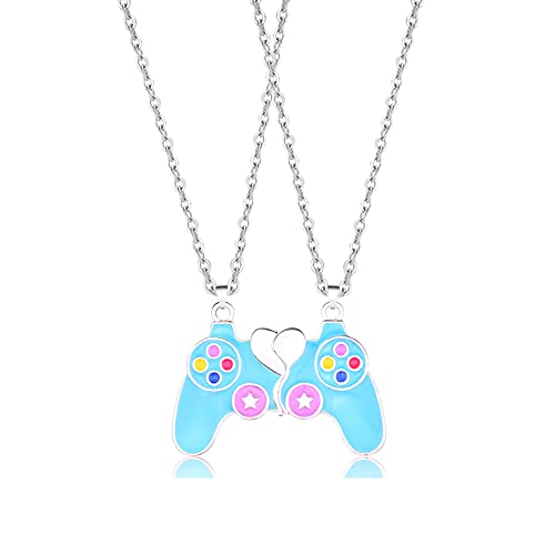 CSIYANJRY99 Game Controller Halskette für Damen Herren Passende Halskette für Paare Beste Freundin Halskette Freundschaftskette, Metall, Kein Edelstein von CSIYANJRY99