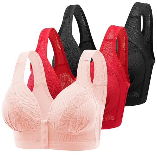 CSKJ BH Push up haltungskorrektur BH BH Damen mit bügel bügel BH Seamless BH bügelloser BH Sport BH Set top mit integriertem BH BH große größen von CSKJ