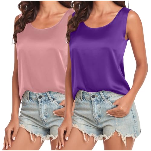 CSKJ Crop top Elegante Oberteile Damen Damen Tops Elegante Oberteile Damen Damen Oberteile Seidenbluse Damen ärmellose Bluse Tshirt Damen elegant Oberteile Damen elegant weiße Bluse Damen von CSKJ