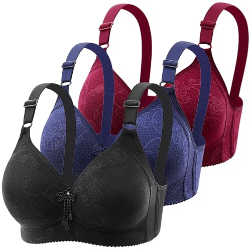 CSKJ Damen Sport BH Yoga Bra mit Gepolstert Nahtlose Ohne Bügel und gibt Guten Halt Atmungsaktiv Riemchendesign und mittelstarkem für Fitness Lauf Joggen von CSKJ
