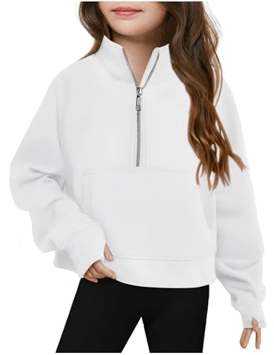 CSKJ Mädchen Langarmshirts Kinder Tops Kleidung Sweatshirt Mode T-Shirt Bekleidung Loose Lässig Oberteile Classic Basic Long Sleeve Top Langarm Pullover CSKJ Mädchen Langarmshirts Kinder Tops Kleidung Sweatshirt Mode T-Shirt Bekleidung Loose Lässig Oberteile Classic Basic Long Sleeve Top Langarm Pullover von CSKJ