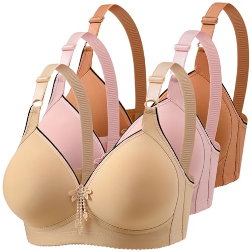 CSKJ Super Push Up BH - Damen Sport BH Yoga Bra mit Gepolstert Nahtlose Ohne Bügel und gibt Guten Halt Atmungsaktiv Riemchendesign und mittelstarkem für Fitness Lauf Joggen von CSKJ