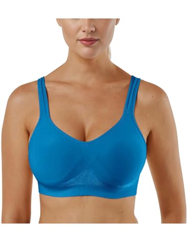 Sport BH Damen Ohne Bügel Bustier Rückenfrei Sportunterwäsche BH Set Push Up BH Große Brüste Starker Halt 1er 2er 3er Pack Klassische Schlaf BHS Bügelloser BH Gepolstert Bequemer Nahtlose Unterwäsche von CSKJ