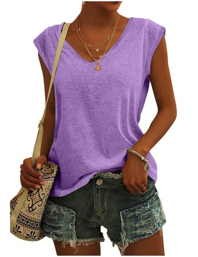 Tshirt Damen Elegant V Ausschnitt T-Shirt Weiss Bluse Kurzarm Shirt Sportshirt Locker Frauen Schwarz Grau Oberteile Sommer Alltag Basic Top Teenager Mädchen Kleidung Tuniken Blusen von CSKJ
