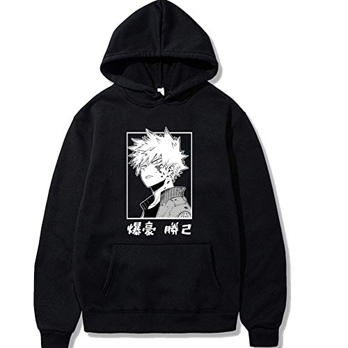 CSOCKS MHA Hoodie Pullover Shoto Todoroki Deku Freunde Cosplay Sweatshirt Männer Frauen Anime Langarm Tops Mantel von CSOCKS