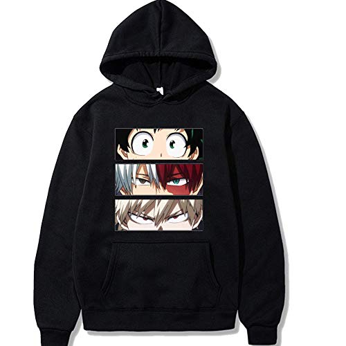 CSOCKS MHA Hoodie Pullover Shoto Todoroki Deku Freunde Cosplay Sweatshirt Männer Frauen Anime Langarm Tops Mantel von CSOCKS