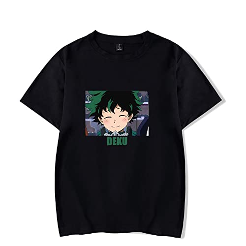 MHA T-Shirt Deku Izuku Midoriya Shirts T-Shirt Shoto Todoroki Anime-Grafik, Kurzarm-Oberteile für Männer und Frauen von CSOCKS