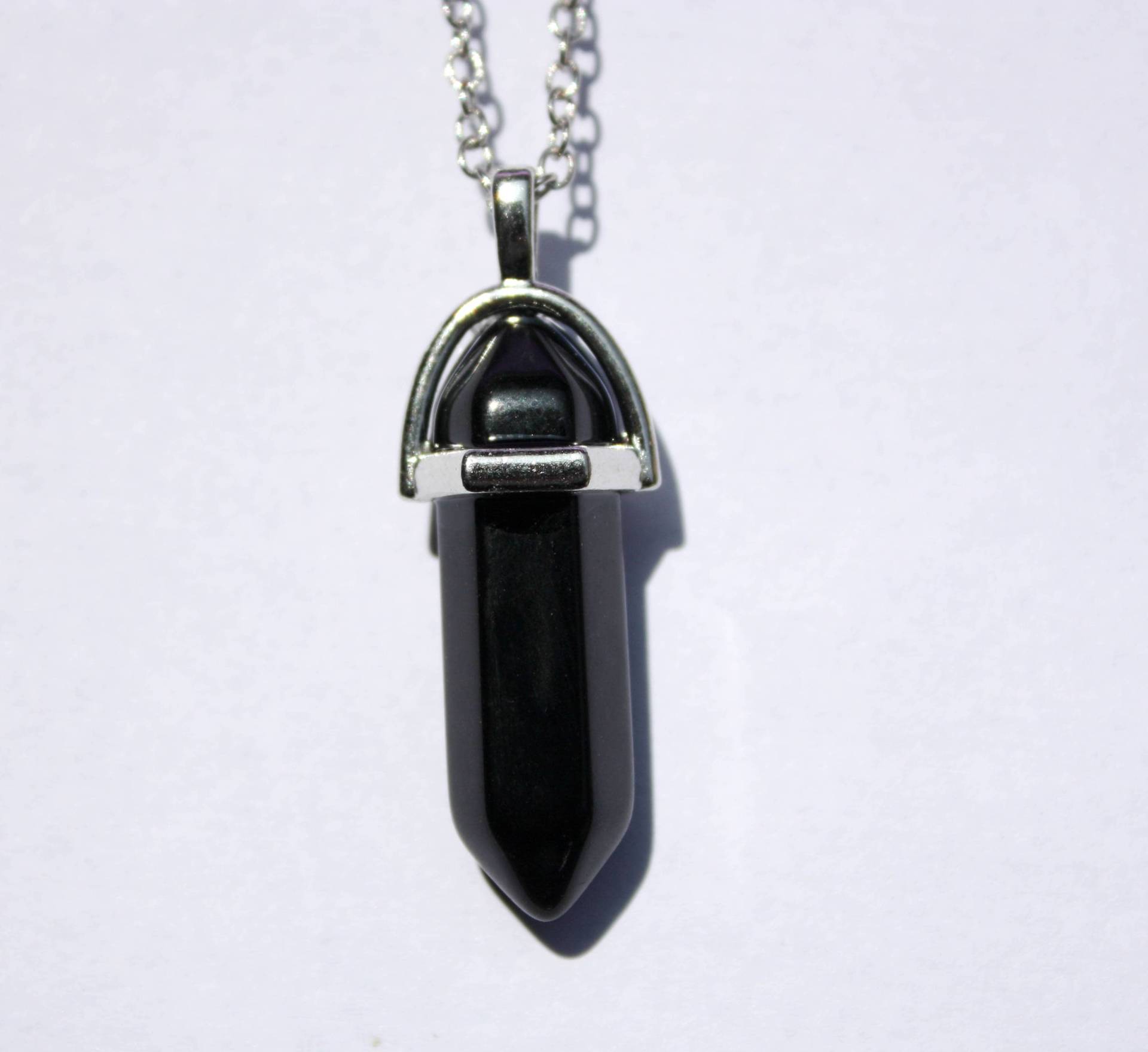 Lsp Onyx Schwarz Heilende Kristallanhänger, Natürlichen Quarz-Kristall Stein, Sechseck Chakra Kristallhalskette Lsp Onyx Schwarz Heilende Kristallanhänger, Natürlichen Quarz-Kristall Stein, Sechseck Chakra Kristallhalskette von CSProjections