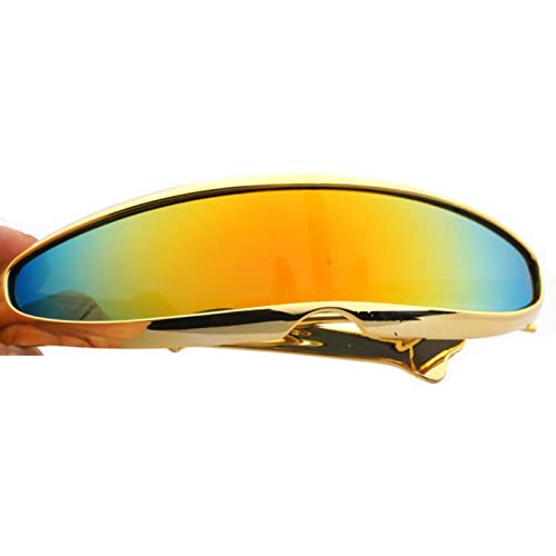 CSRP Retro futuristische Brille Luxus Herren Sonnenbrille Damen Brillen Neuheit Vintage Fashion Sonnenbrille-4 von CSRP