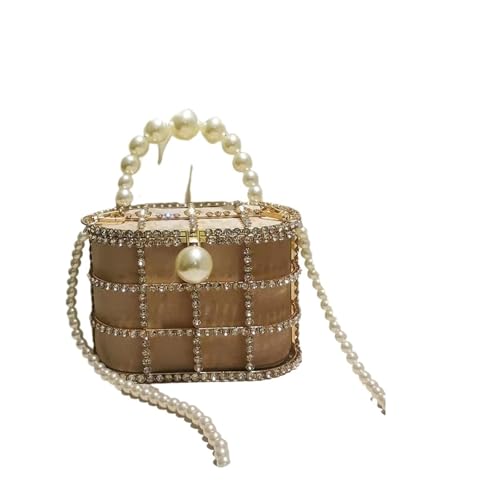 Perlen Clutch Perle Perlen Handtasche Samt Metall Strass Diamanten Abend Tasche Hochzeit Party Kupplung Geldbörse(Color3) von CSSHNL