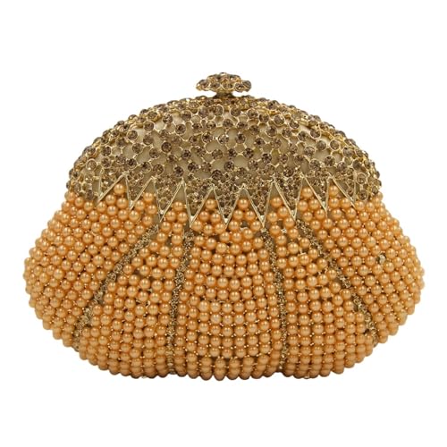 Perlen Clutch Perlen Abend Kristall Tasche Diamant Hochzeit Geldbörse Braut Kupplungen Frauen Schulter Handtaschen Minaudiere(Color3) von CSSHNL