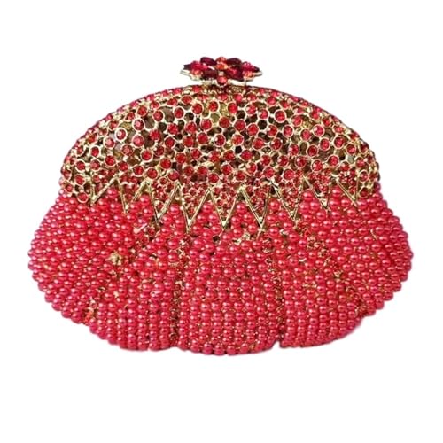 Perlen Clutch Perlen Abend Kristall Tasche Diamant Hochzeit Geldbörse Braut Kupplungen Frauen Schulter Handtaschen Minaudiere(Color4) von CSSHNL