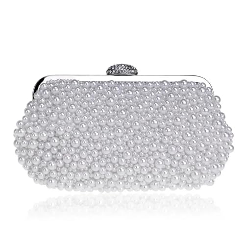 Perlen Clutch Perlen-Abendtasche, modische Damen-Bankett-Handtasche, vielseitiges Abendkleid(Color4) von CSSHNL