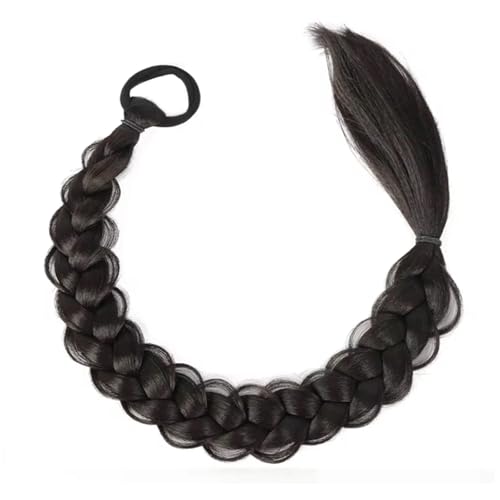 ponytail extension 24 Zoll synthetische lange geflochtene Pferdeschwanz-Haarverlängerungen for Frauen Hochtemperaturfaser(Color 2) von CSSHNL