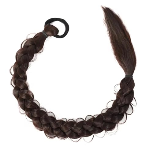 ponytail extension 24 Zoll synthetische lange geflochtene Pferdeschwanz-Haarverlängerungen for Frauen Hochtemperaturfaser(Color 3) von CSSHNL