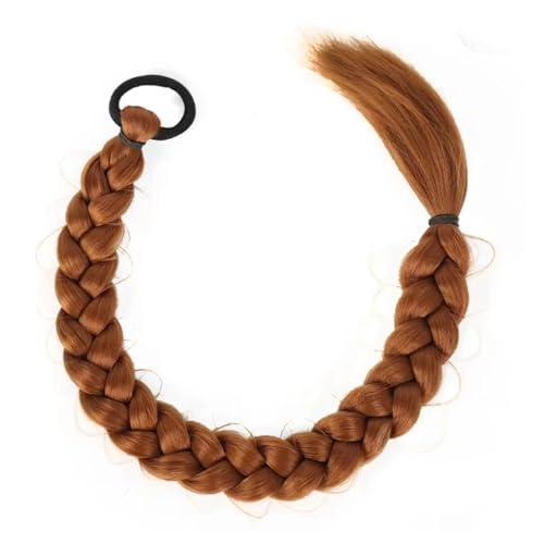 ponytail extension 24 Zoll synthetische lange geflochtene Pferdeschwanz-Haarverlängerungen for Frauen Hochtemperaturfaser(Color 8) von CSSHNL