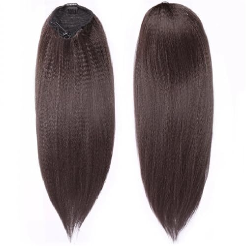 ponytail extension Gerade Pferdeschwanz-Haarverlängerung for Frauen, 76,2 cm lang, mit Kordelzug, verworrener, gerader Pferdeschwanz, Clip-In-Haar(Color 2) von CSSHNL