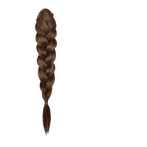 ponytail extension Synthetische geflochtene Pferdeschwanzverlängerung mit Klauenclip for Frauen, vielseitiges Haar-Accessoire in Schwarzbraun, Kleidung, Haar-Accessoires(Color 3) von CSSHNL