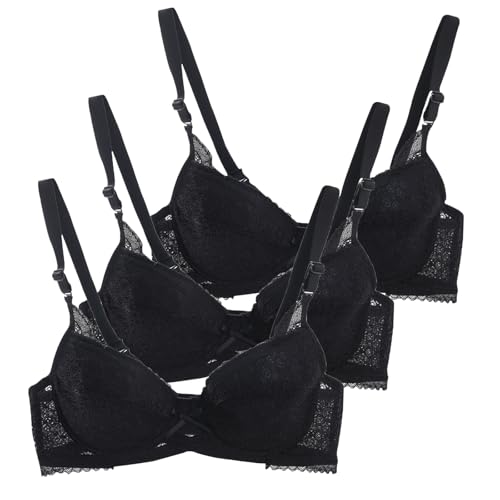 CSWH 3er-Pack BHS Damen Push Up Spitzen-BH mit Bügel Sexy Grosse Grössen Klassische BH mit verstellbarem Fraun Weich Atmungsaktiver Bequemer Unterwäsche Bra Set CSWH 3er-Pack BHS Damen Push Up Spitzen-BH mit Bügel Sexy Grosse Grössen Klassische BH mit verstellbarem Fraun Weich Atmungsaktiver Bequemer Unterwäsche Bra Set von CSWH
