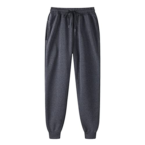 CSWH Damen Herren Bequeme Jogginghose mit Taschen Frauen Sportliche Stoffhose mit Kordelzug Freizeithose Hausehose Sporthose Sweathose M-5XL von CSWH