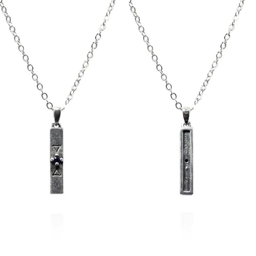 CSYJYMCFX 1 x Halskette mit Anhänger, Anime Jujutsu Gojo – Kawaii-Charaktere, ideal als Geschenk Otaku (Anime-Fans), small, Metall, Keine von CSYJYMCFX