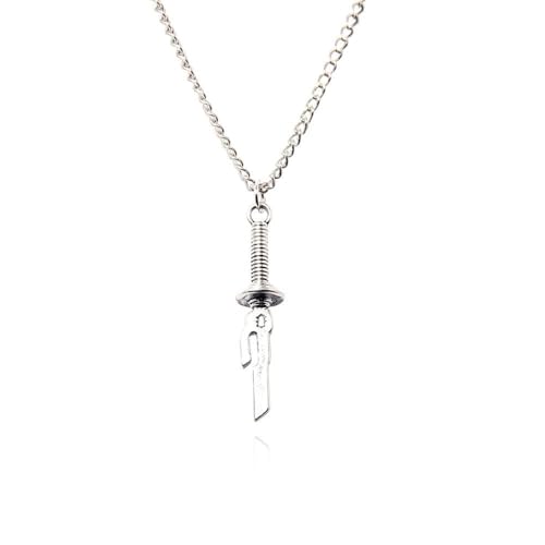 CSYJYMCFX 1 x Halskette mit Anhänger, Anime Jujutsu Gojo – Kawaii-Charaktere, ideal als Geschenk Otaku (Anime-Fans), small, Metall, Keine von CSYJYMCFX