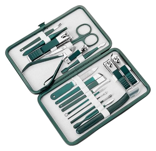 Maniküre Set, Maniküre-Set, Nagelwerkzeuge for Männer und Frauen Nagelknipser-Set(15.6-9.5CM) von CSYQPDMBDL