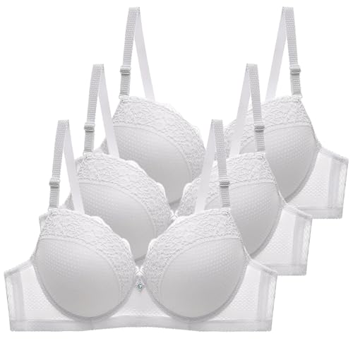 CSYX BHS Damen mit Bügel 3er Pack Klassische BH Set Komfort Nahtlos Push Up Sport BH mit Verstellbarem Bustier Starker Halt Trainings Schlaf BHS Große Brüste Unterwäsche Gepolstert für Alltag Yoga CSYX BHS Damen mit Bügel 3er Pack Klassische BH Set Komfort Nahtlos Push Up Sport BH mit Verstellbarem Bustier Starker Halt Trainings Schlaf BHS Große Brüste Unterwäsche Gepolstert für Alltag Yoga von CSYX