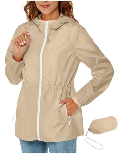 Regenjacke Damen Wasserdicht Jacke Regenmantel Leichte Regenjacken Faltbar Windbreaker Wanderjacke Blouson Jacken Regenponcho Outdoorjacke Packbar Übergangsjacke mit Kapuze Windjacke Softshelljacke Regenjacke Damen Wasserdicht Jacke Regenmantel Leichte Regenjacken Faltbar Windbreaker Wanderjacke Blouson Jacken Regenponcho Outdoorjacke Packbar Übergangsjacke mit Kapuze Windjacke Softshelljacke von CSYX