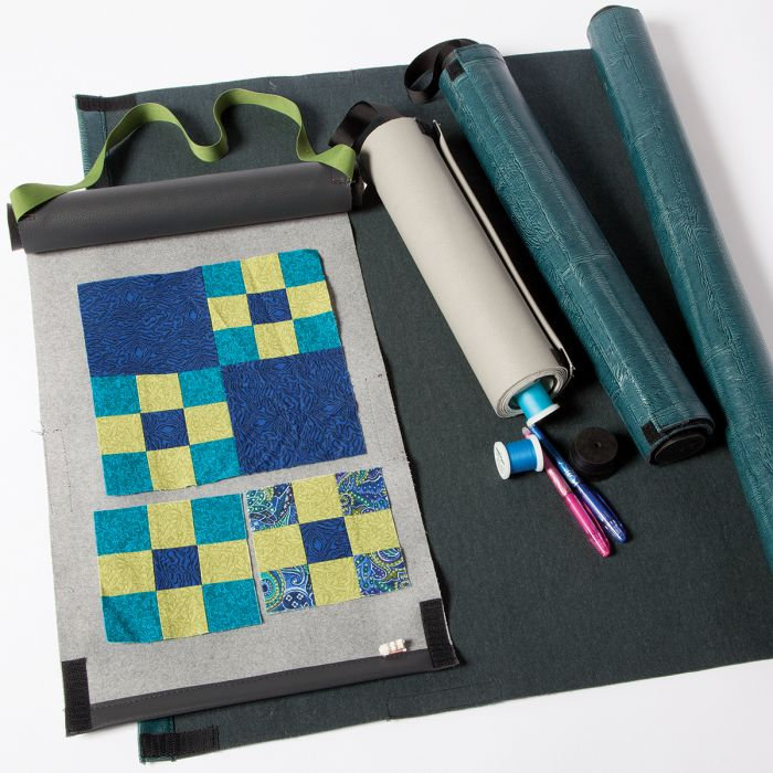 18 "C See's Quilt Roll ™ - Tragbare Design Wand/Matte Zum Zusammennähen Und Aufbewahren Transportieren Von Applikationen von CSeesQuilts