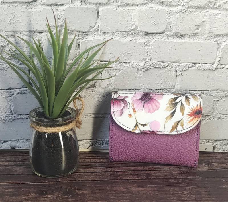 Geldbeutel Portemonnaie Mit Blumenmuster Lederimitat von CSmadeDesigns