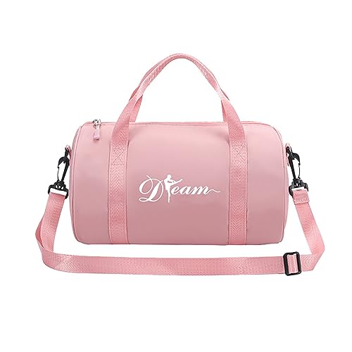 Personalisierte Duffel Tasche, gestickte Name/Muster Sport Gym Tasche, Reisetasche mit Schuhe Fach, benutzerdefinierte Geschenk für Männer, Frauen, Bräutigam, Brautjungfer (Rosa/Blau/Schwarz/Rot) von CSstone