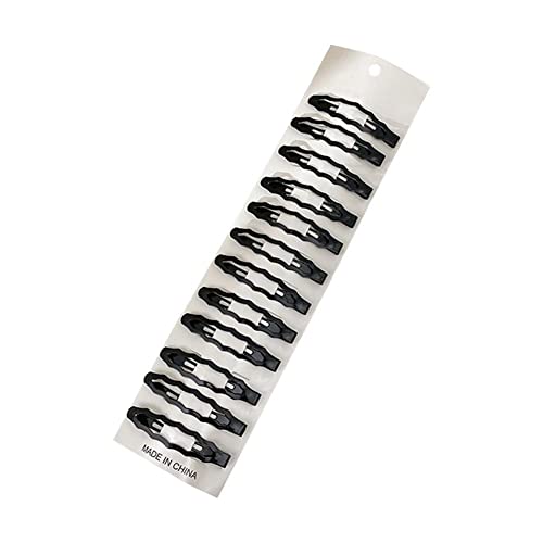 10/12PCS Schwarz Snap Haar Clips Barrettes Für Frauen Einfache Süße Kopfschmuck Kid D3I0 Haar Zubehör Haarspange Wassertropfen Clips von CTDWNT