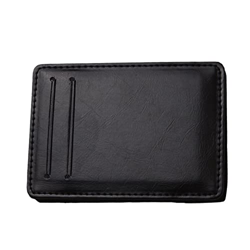 1PC Ultra Dünn PU Leder Frauen Männer Brieftaschen Münze Geldbörsen Kupplung Carbon Tasche Fall Faser Beutel A0F3 Karte Schlank, Schwarz , aufrecht von CTDWNT