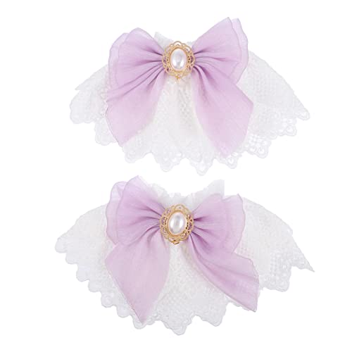 CTIRCHIU Spitzen-bowknot-handgelenkmanschette Mädchen-handgelenk- Für Bankettkleid-braut-cosplay von CTIRCHIU