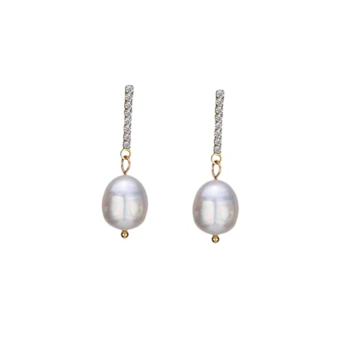 CTIRCHIU 1 Paar Perlenohrringe groß Trendy Anhänger Fallen Ohr baumeln Frauen baumeln Ohrentropfen Ohrenschmuck Perle Ohrtropfen von CTIRCHIU