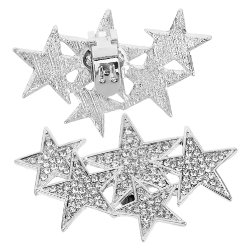 CTIRCHIU 1 Paar Sternförmige Schuhblumen Clips für Damen Abnehmbare Schmuck Schnallen für Abendmode Funkelnde Rhinestone Accessoires für Schuhe für Verschiedene Anlässe von CTIRCHIU