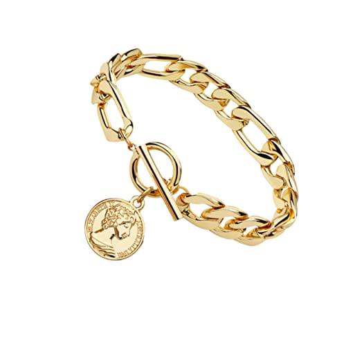 CTIRCHIU 1 Stück Legierungs -anhängerarmband Anhänger Armband Armschlinge Armband Mit Anhänger Handgelenkskette Armbandkette Handgelenkschmuck Golden von CTIRCHIU