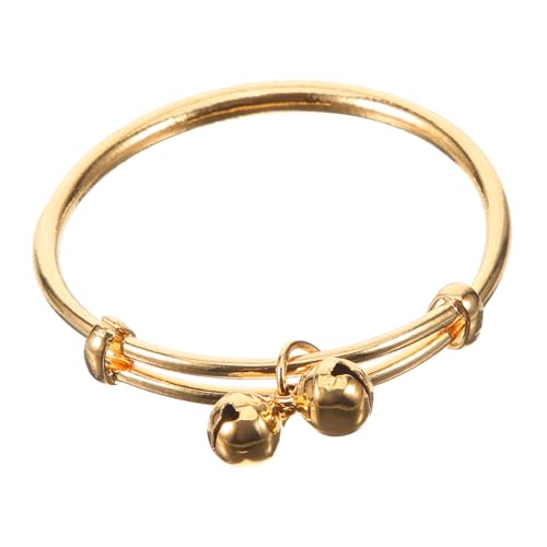 CTIRCHIU 1stück Bangle Aus Imitationsgold Mit Glockenanhänger Elegantes Armband Für Mädchen Innendurchmesser Für Feiern Und Besondere Anlässe von CTIRCHIU