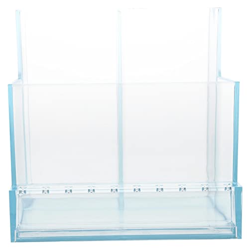 CTIRCHIU 1 Stück Mühle Aufbewahrungsbox Nagelbohrer-kit-organizer Dasselbe Nagelbohrer-organizer-koffer Gestell Halter Für Nagelschleifkopf Tipps Halter Für Nagelbohrer Anzeige Plastik Blue von CTIRCHIU