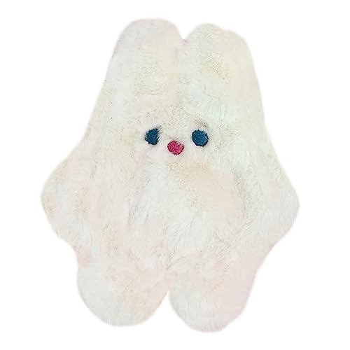 CTIRCHIU 1stück Plüschkaninchen Geldbörse Süße Cartoon Münztasche Mit Reißverschluss Für Frauen Und Mädchen Für Kosmetik Und Kleine Utensilien Weiß von CTIRCHIU