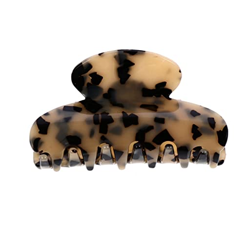 CTIRCHIU 1 Stück Praktische Retro Haarklammer aus Hochwertigem Acryl mit Marmoriertem Design Große Haarspange für Damen zum Hochstecken für Täglichen Gebrauch von CTIRCHIU