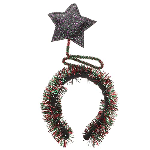 CTIRCHIU 1 Stück Stirnband Party-Haarreifen Party-Haare Stern Stirnbänder für Frauen Sternhaar haarschmuck party zubehör Party Haarschmuck Haarzubehör stern haarband Colorful von CTIRCHIU