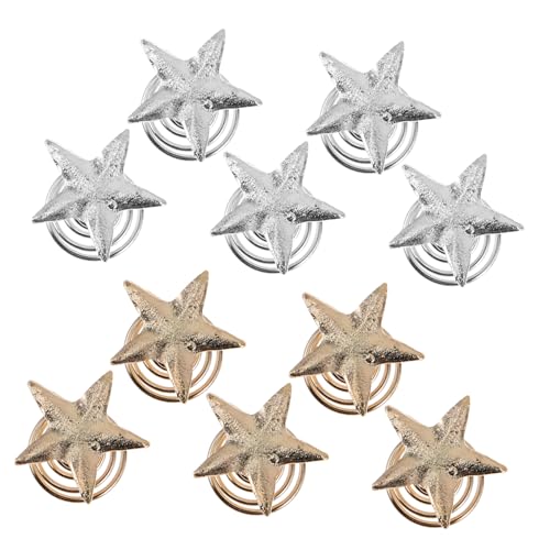 CTIRCHIU 10stücke Einzigartige Stern Spiral Haarklammern Für Frauen Ästhetische Clips Für Feines Haar Elegantes Haarzubehör Für Besondere Anlässe Und Alltag von CTIRCHIU