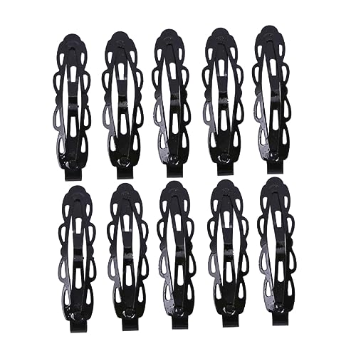 CTIRCHIU 10 Stück Teiliges Haarklammern aus Spitze Schwarze Wassertröpfchen Haarspangen für Mädchen Einfaches Styling Tool für Langlebigen und Ordnung Haare von CTIRCHIU