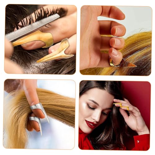 CTIRCHIU 10 Stück Teiliges Haartrennring aus Metall Vielseitiges Flecht und Stylingwerkzeug für Finger Bequemes Tragen Geeignet für Heim und Profi Friseure für Zöpfe und Haarschmuck von CTIRCHIU