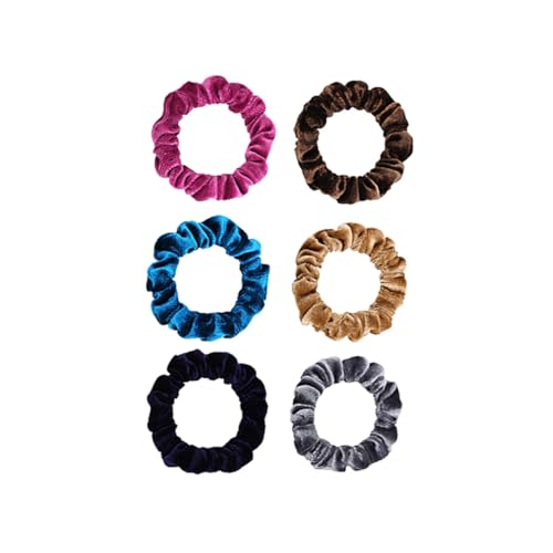 CTIRCHIU 10 Stück Teiliges Plüsch Haargummi für Mädchen und Frauen Nahtlose Dehnbare Stoff Haarringe in Bunten Farben Weiche Ponytail Halter für Dünnes und Dickes Haar Modisches von CTIRCHIU