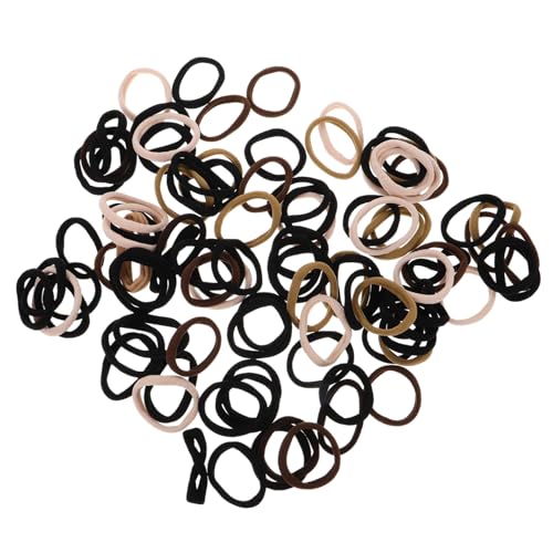 CTIRCHIU 100stücke Elastische Haargummis Für Frauen Und Mädchen Weiche Haarbänder Mit Schäden Hohe Elastizität Für Dünnes Haar Farbige Haargummis Als Haarstyling-accessoires von CTIRCHIU