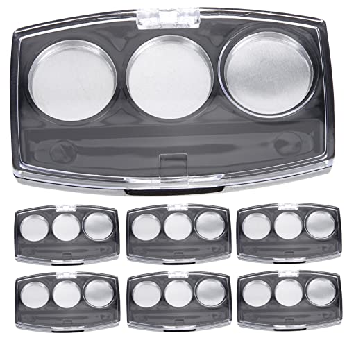 CTIRCHIU 10Er-Box leeres Lidschattenetui Fall Make-up-Palette Paletten Container schmink aufbewahrung make-up-aufbewahrung Lidschatten-Tablett leerer Lidschattenhalter Aluminium Black von CTIRCHIU
