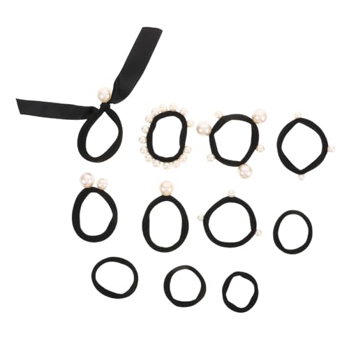 CTIRCHIU 11stücke Teiliges Haargummi Kunstperlen Für Damen Und Mädchen Haar-accessoires Mit Hoher Elastizität Nahtlose Haargummis Für Dünnes Haar Weiche Und Dicke Für von CTIRCHIU